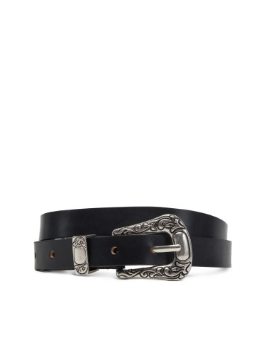 Дамски колан ONLY Onlty Slim Leather Wester Jeans Belt Acc 15338269 Черен
