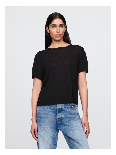 GAP Linen crop t-shirt - Women's