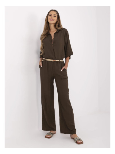 Trousers-MI-SP-6560.73P-dark brown