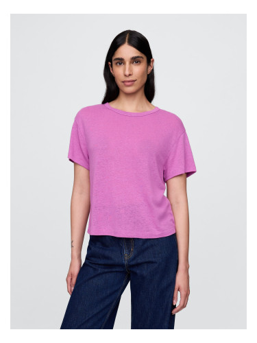 GAP Linen crop t-shirt - Women's