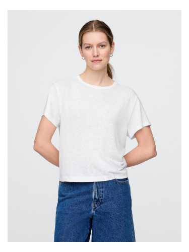 GAP Linen crop t-shirt - Women's