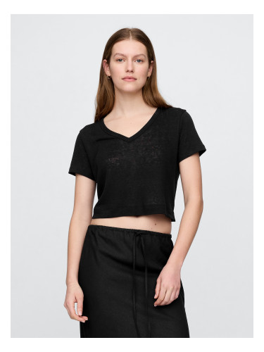 GAP Linen crop t-shirt - Women's