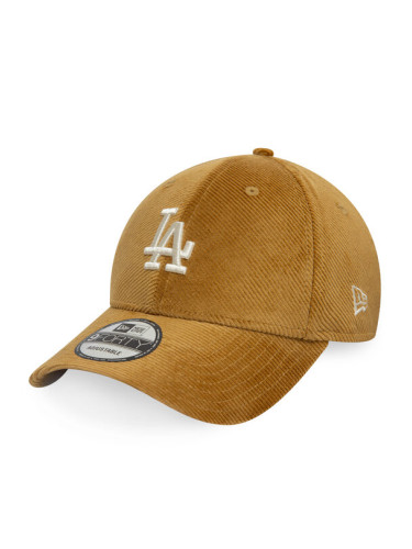 New Era Шапка с козирка La Dodgers Cord 9Forty 60595256 Кафяв