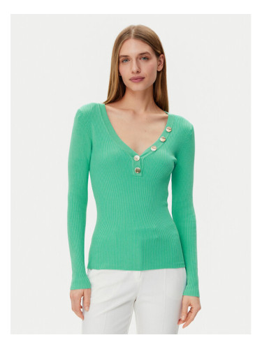 Morgan Пуловер 201-MBANBI.N Зелен Slim Fit