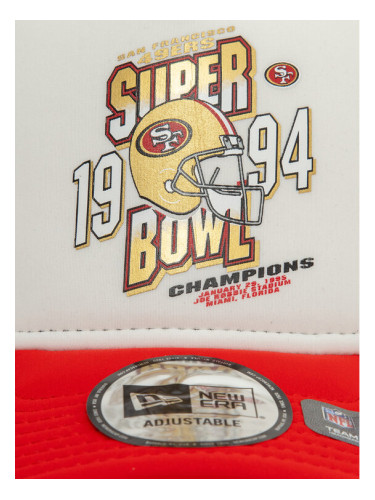New Era Шапка с козирка San Francisco 49Ers Superbowl 60595295 Бял