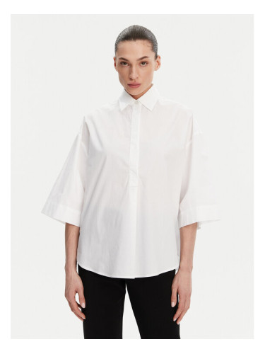 French Connection Риза 72MZE Бял Relaxed Fit