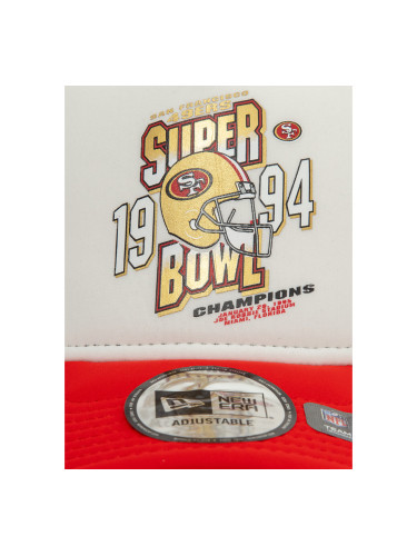 Шапка с козирка New Era San Francisco 49Ers Superbowl 60595295 Бял