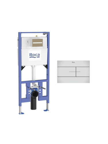 Структура за вграждане DUPLO S A8900A0020 + двоен бутон PS2 хром-гланц