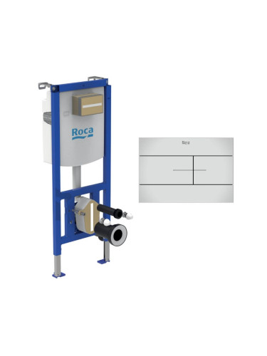 Структура за вграждане DUPLO S A8900A902E + двоен бутон PS2 хром-гланц