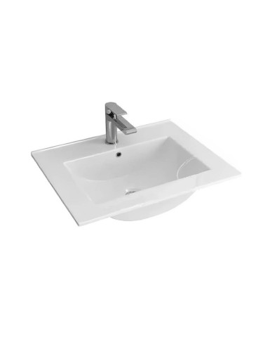 Порцеланов умивалник за баня 60х47 см