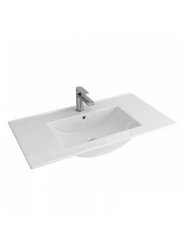 Порцеланов умивалник за баня 100х47 см