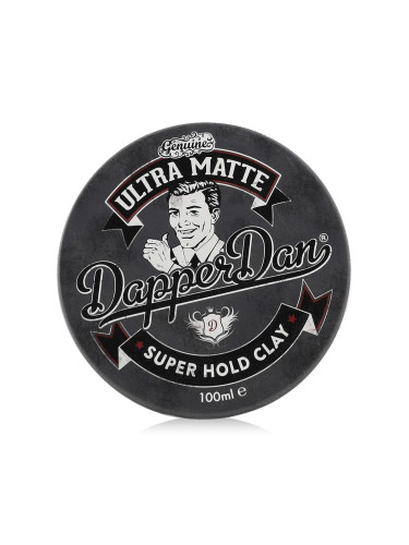Dapper Dan Ultra Matte Clay За оформяне на косата за мъже 100 ml