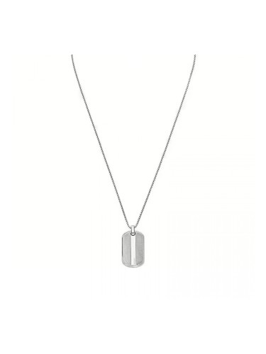 Мъжко колие с плочка Fossil JF04882040