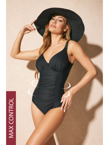 Вталяващ цял бански костюм Maia Honey Gold