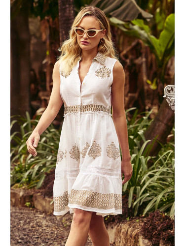 Плажна рокля тип риза Iconique Elsa