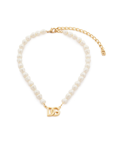 Колие Dolce&Gabbana WNQ6M1 W1111 Бял