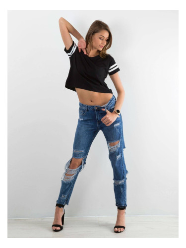 T-shirt black Yups amu0538. R21