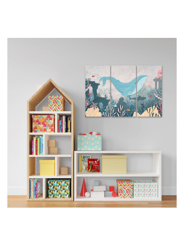 Декоративен панел за стена Големият кит