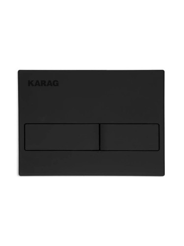 Бутон за вградено тоалетно казанче Carina C226-020 Черен Мат