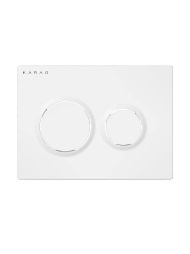 Бутон за вградено тоалетно казанче Olimpos O230-003 Бял