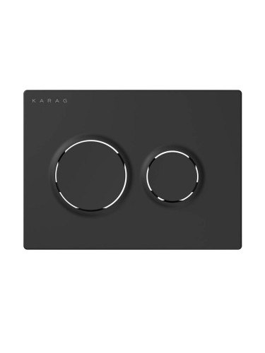 Бутон за вградено тоалетно казанче Olimpos O230-017 Черен Мат