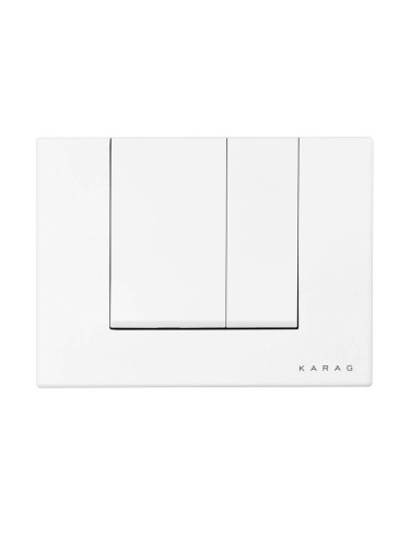 Бутон за вградено тоалетно казанче Alinda A227-003 Бял