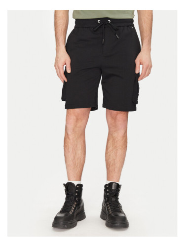 Moose Knuckles Спортни шорти Hartsfield M14MR794 Черен Regular Fit