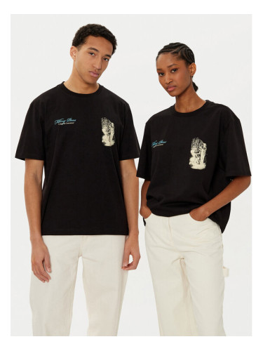 Filling Pieces Тишърт Unisex Gardener 7449985 Черен Regular Fit