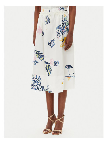 Marella Пола тип трапец Zambia 2513101072200 Бял Regular Fit