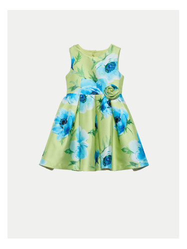 Abel & Lula Елегантна рокля 5069 Зелен Regular Fit