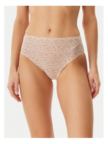 Chantelle Класически бикини с висока талия Soft Stretch C11DC9 Бежов