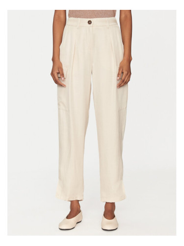 Marella Текстилни панталони Aia 2515131071 Бежов Loose Fit