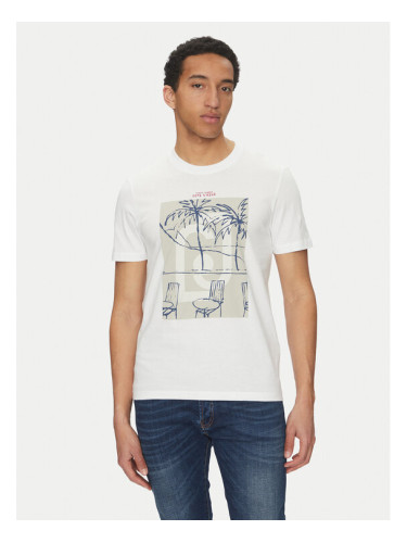 Liu Jo Тишърт QA5189 J4924 Бял Regular Fit