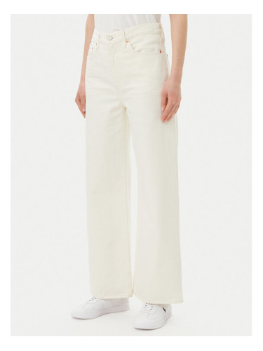Levi's® Дънки Ribcage A6081-0009 Екрю Wide Leg