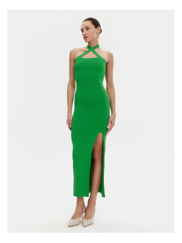 Silvian Heach Плетена рокля GPP25028VE Зелен Regular Fit