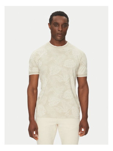 Liu Jo Тишърт QA5181 J7734 Бежов Regular Fit