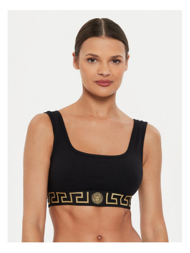 Versace Сутиен-топ 1013323 1A10011 Черен