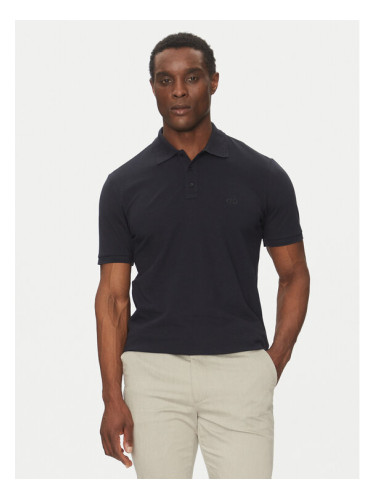 Liu Jo Тениска с яка и копчета QA5157 J0299 Тъмносин Regular Fit