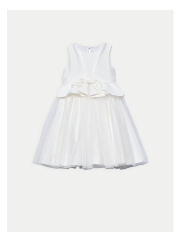 Abel & Lula Елегантна рокля 5034 Бял Regular Fit