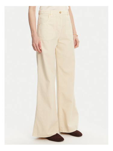 Luisa Spagnoli Дънки Ali 541943 Бежов Flare Fit