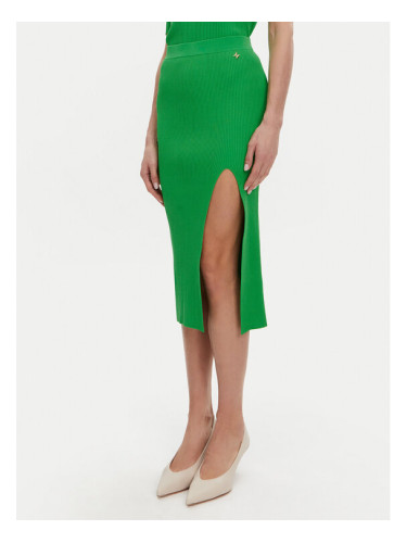 Silvian Heach Миди пола GPP25210LO Зелен Regular Fit