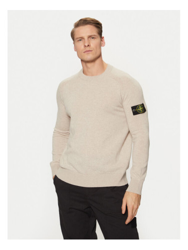 Stone Island Пуловер 8115545B4 Бежов Regular Fit