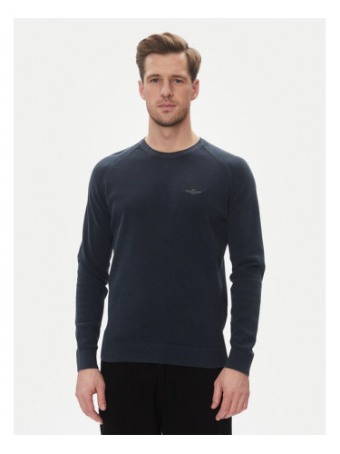 Aeronautica Militare Пуловер 251MA1556L560 Тъмносин Regular Fit