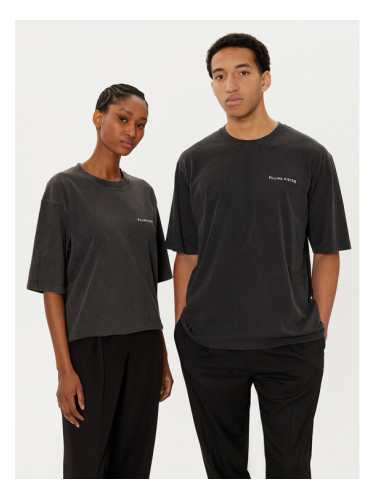 Filling Pieces Тишърт Unisex 7441378 Черен Boxy Fit