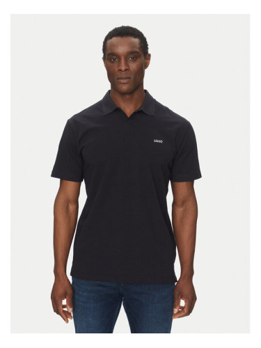 Liu Jo Тениска с яка и копчета QA5183 J7734 Тъмносин Regular Fit