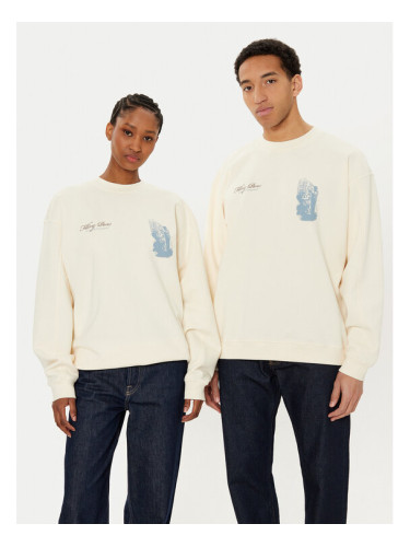 Filling Pieces Суитшърт Unisex Gardener 7459985 Екрю Regular Fit