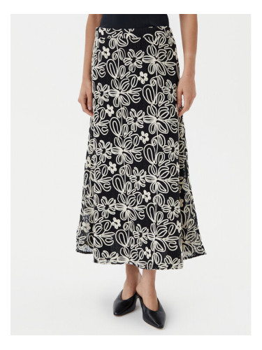 Luisa Spagnoli Миди пола Tenente 541989 Черен Regular Fit