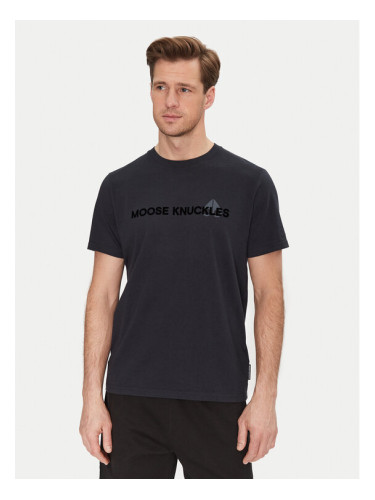 Moose Knuckles Тишърт Conway M15MT760 Тъмносин Regular Fit