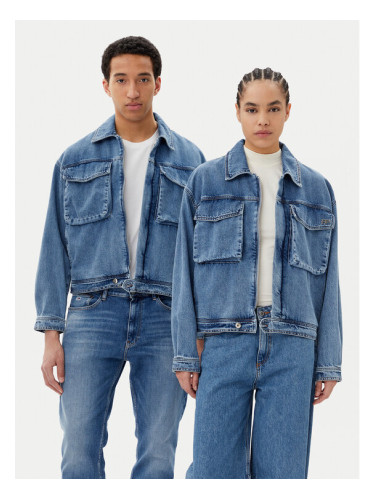 Filling Pieces Дънково яке Unisex 78620769975 Син Regular Fit