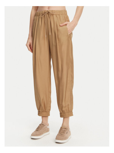 Marella Текстилни панталони Abetaia 2513131095 Бежов Relaxed Fit